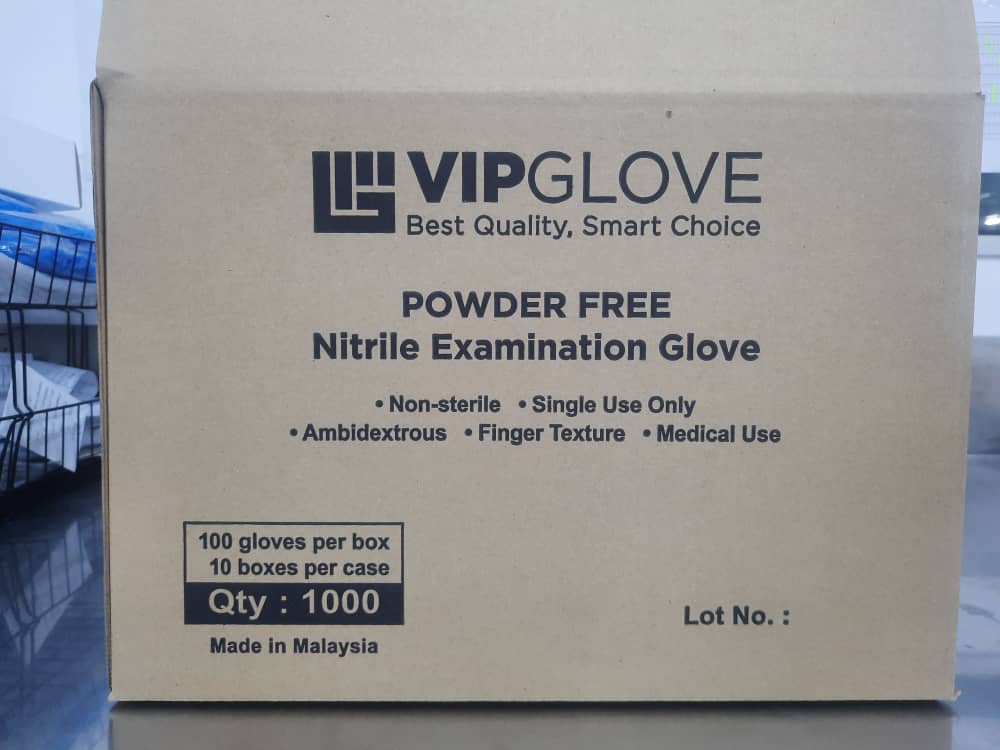 47665 - VIP Nitrile gloves in stock USA
